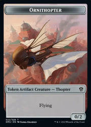 Soldier // Ornithopter Double-Sided Token [Dominaria United Tokens] - MTG Single