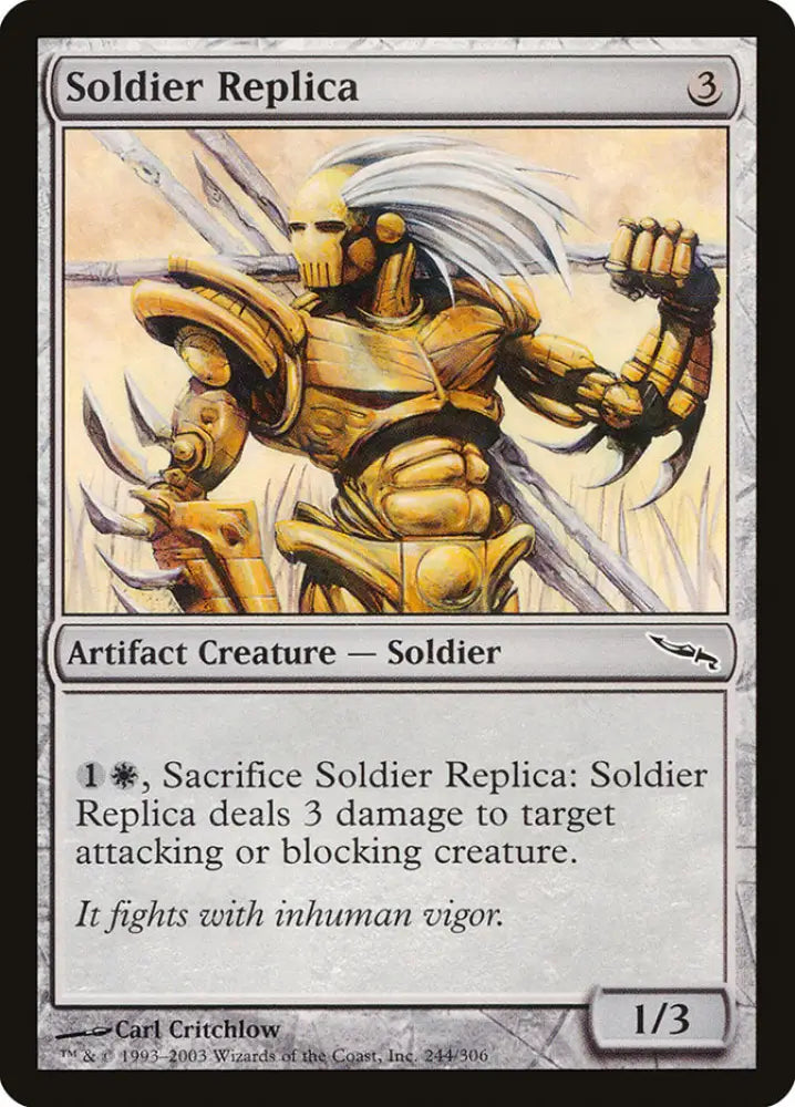 Soldier Replica [Mirrodin] - MTG Single
