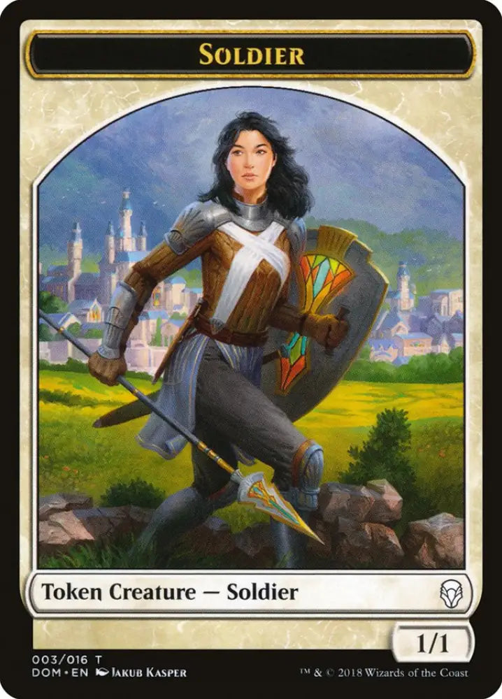 Soldier Token [Dominaria Tokens] - MTG Single