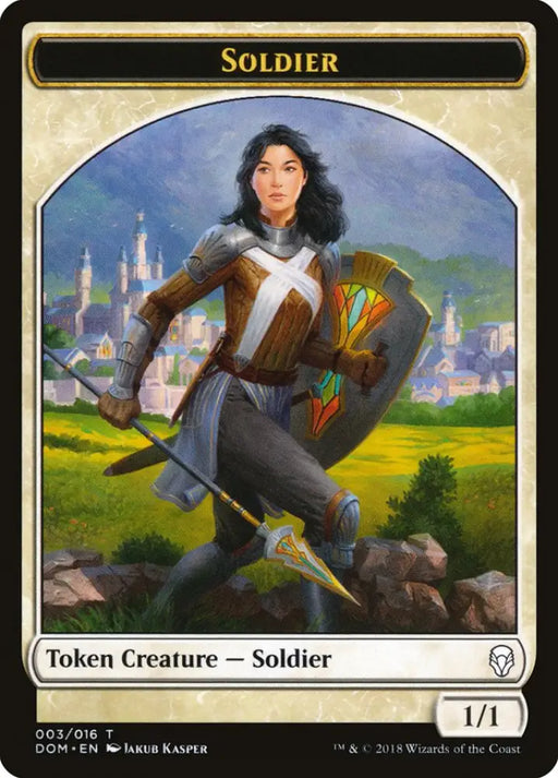 Soldier Token [Dominaria Tokens] - MTG Single