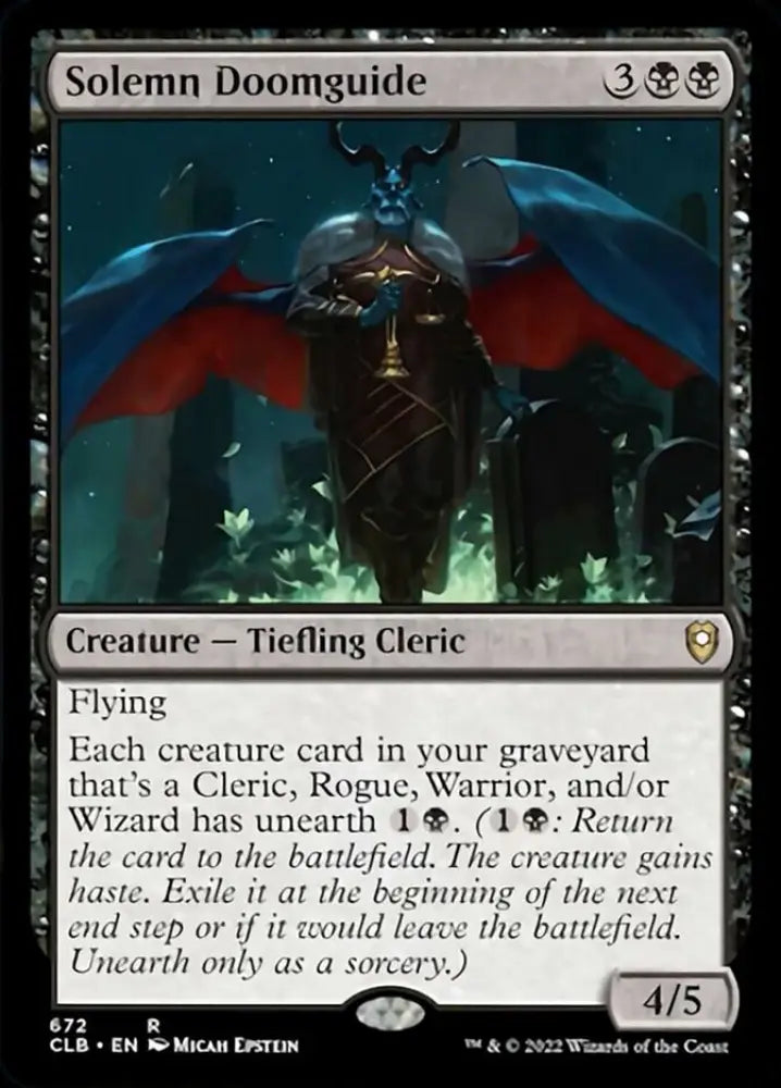 Solemn Doomguide [Commander Legends: Battle for Baldur’s Gate] - MTG Single