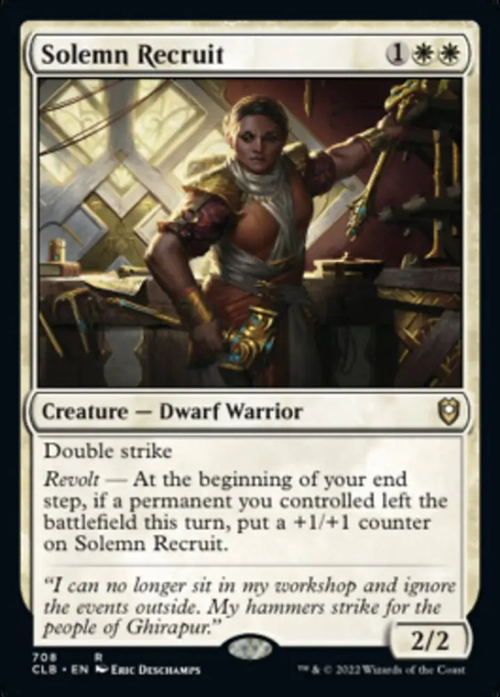 Solemn Recruit [Commander Legends: Battle for Baldur’s Gate] - MTG Single