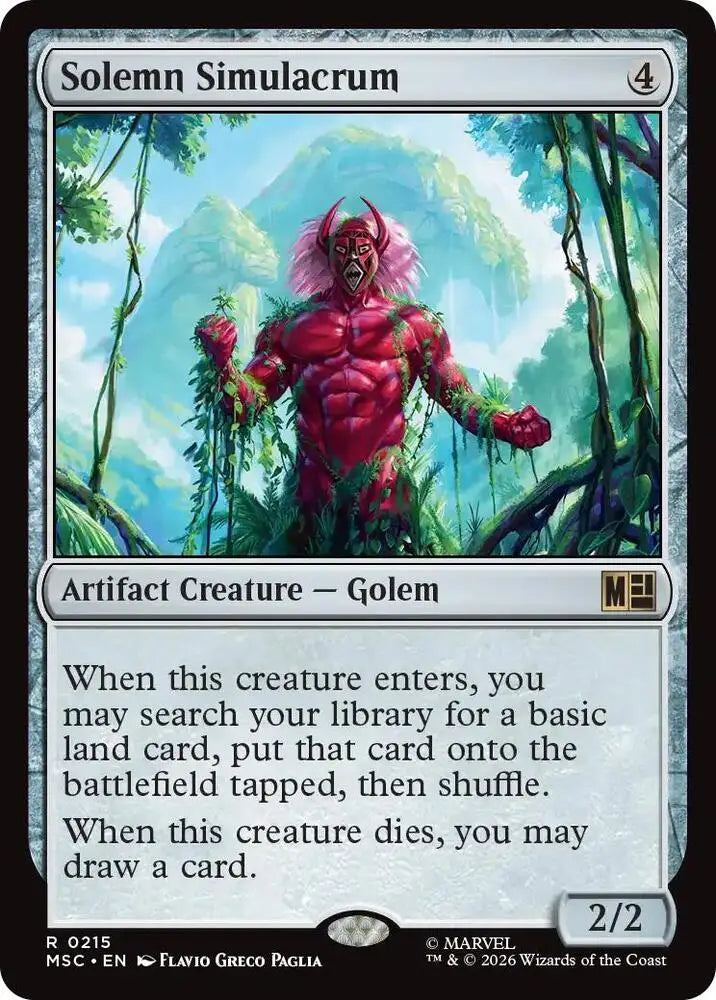 Solemn Simulacrum (215) [Marvel Super Heroes Commander]