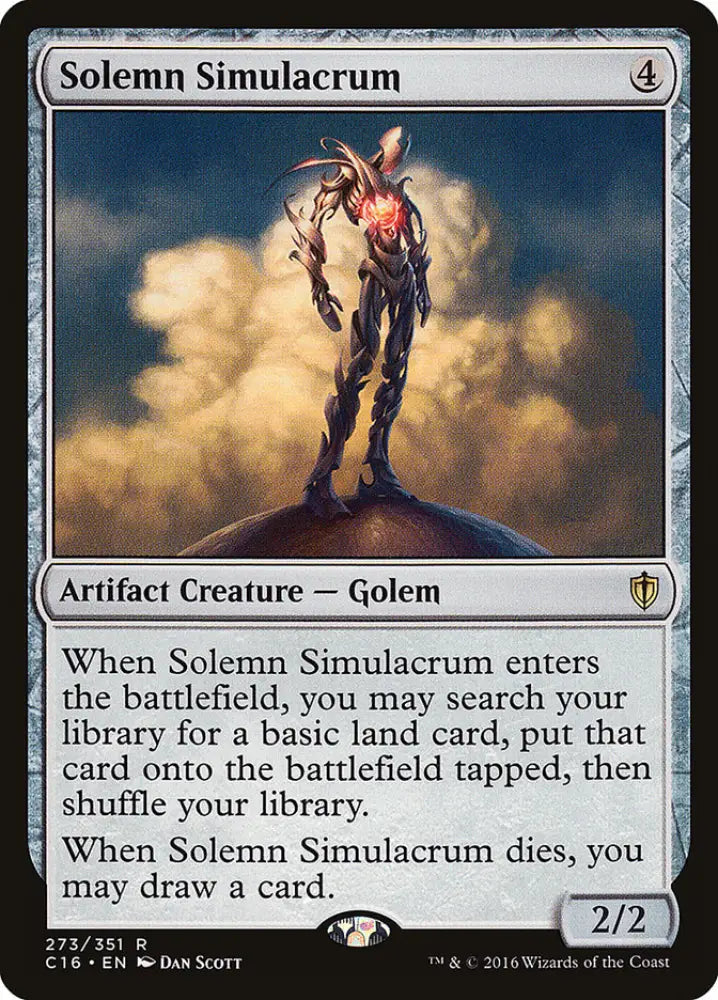 Solemn Simulacrum [Commander 2016] - MTG Single