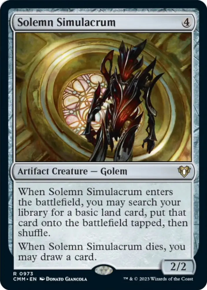 Solemn Simulacrum [Commander Masters] - MTG Single