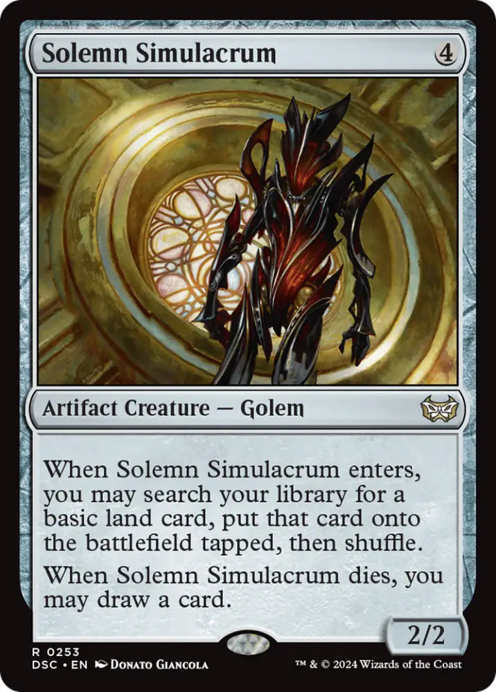 Solemn Simulacrum [Duskmourn: House of Horror Commander] - MTG Single