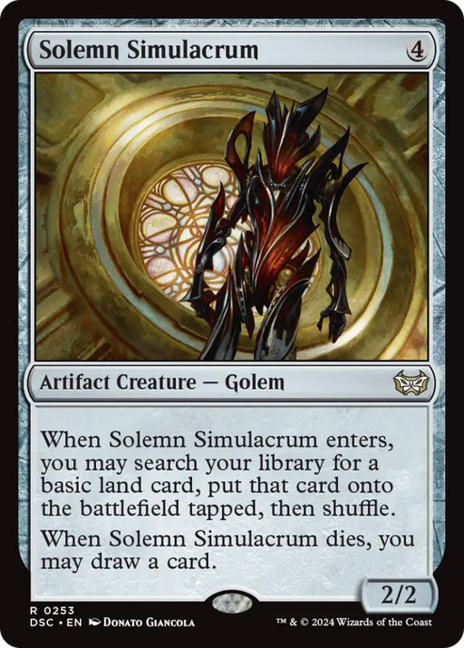 Solemn Simulacrum [Duskmourn: House of Horror Commander] - MTG Single