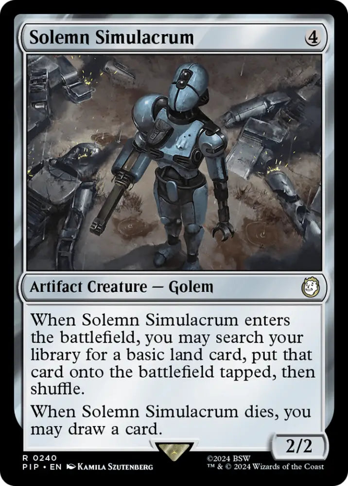 Solemn Simulacrum [Fallout] - MTG Single