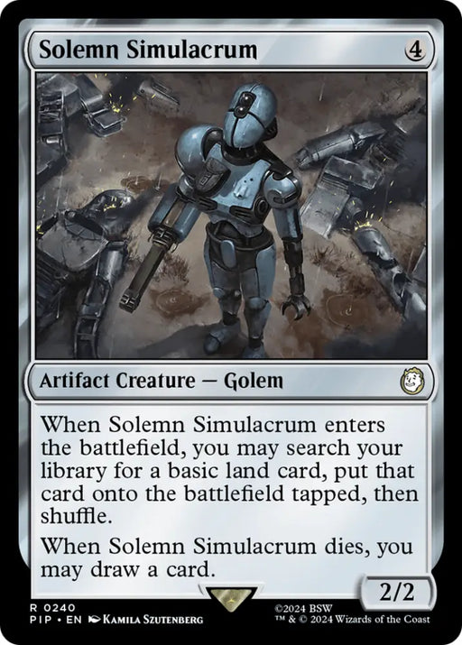 Solemn Simulacrum [Fallout] - MTG Single
