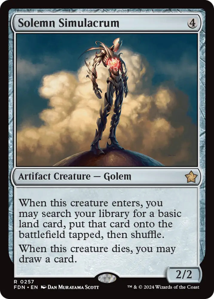 Solemn Simulacrum [Foundations] - MTG Single