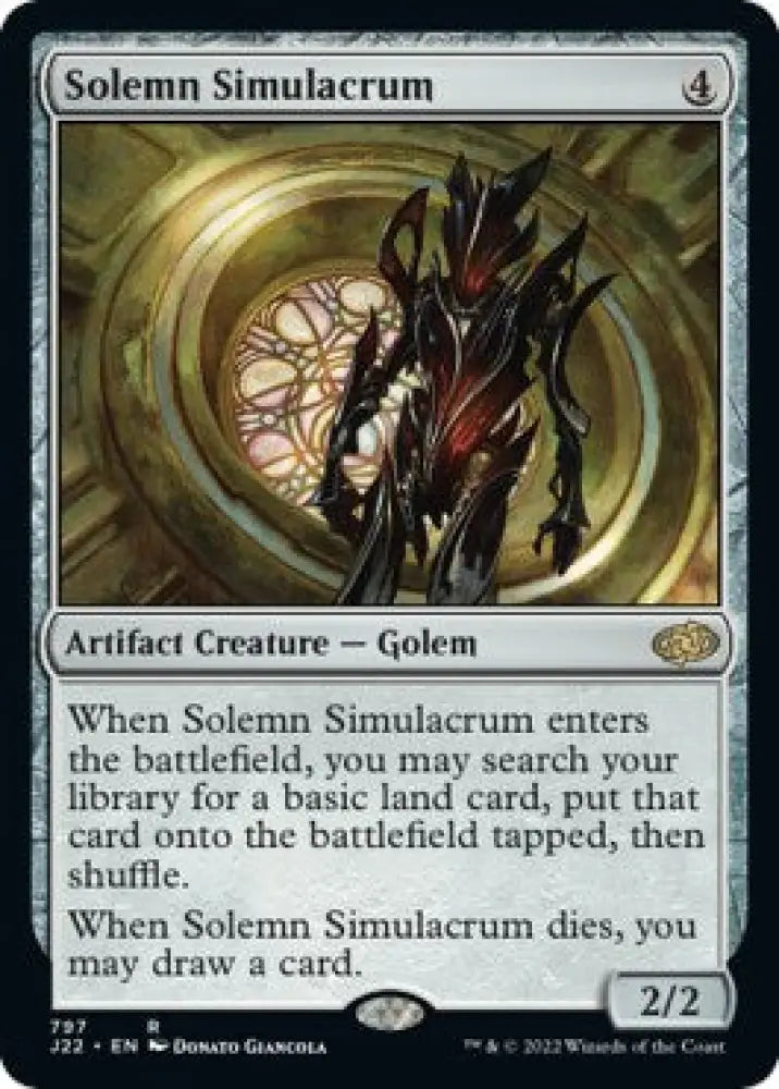 Solemn Simulacrum [Jumpstart 2022] - MTG Single
