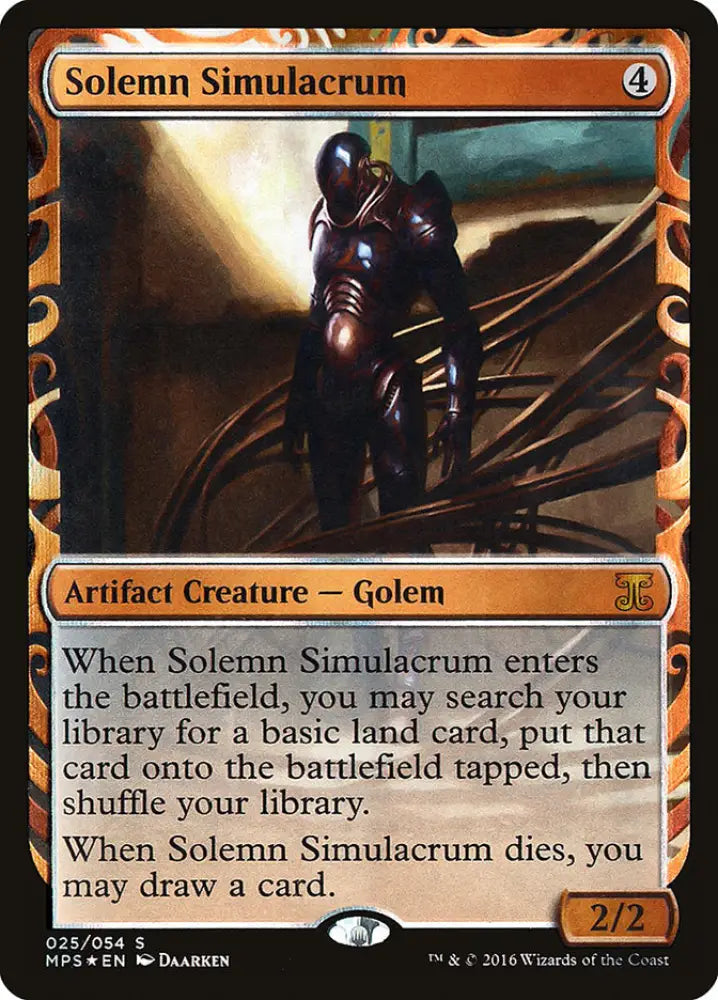 Solemn Simulacrum [Kaladesh Inventions] - MTG Single