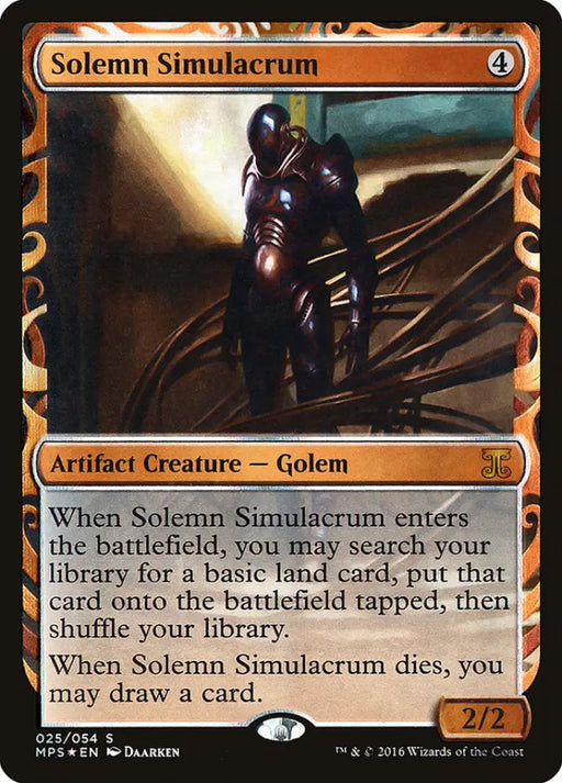 Solemn Simulacrum [Kaladesh Inventions] - MTG Single