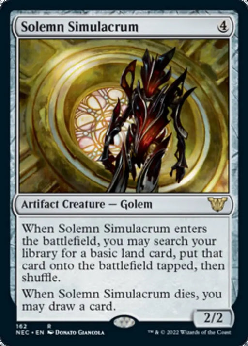 Solemn Simulacrum [Kamigawa: Neon Dynasty Commander] - MTG Single