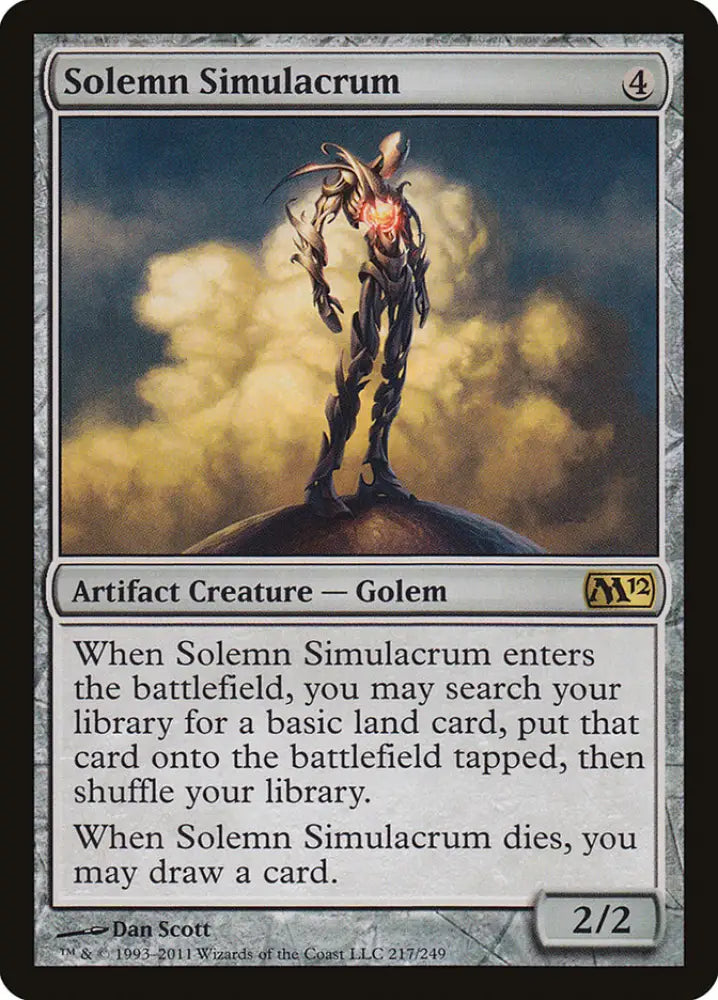 Solemn Simulacrum [Magic 2012] - MTG Single