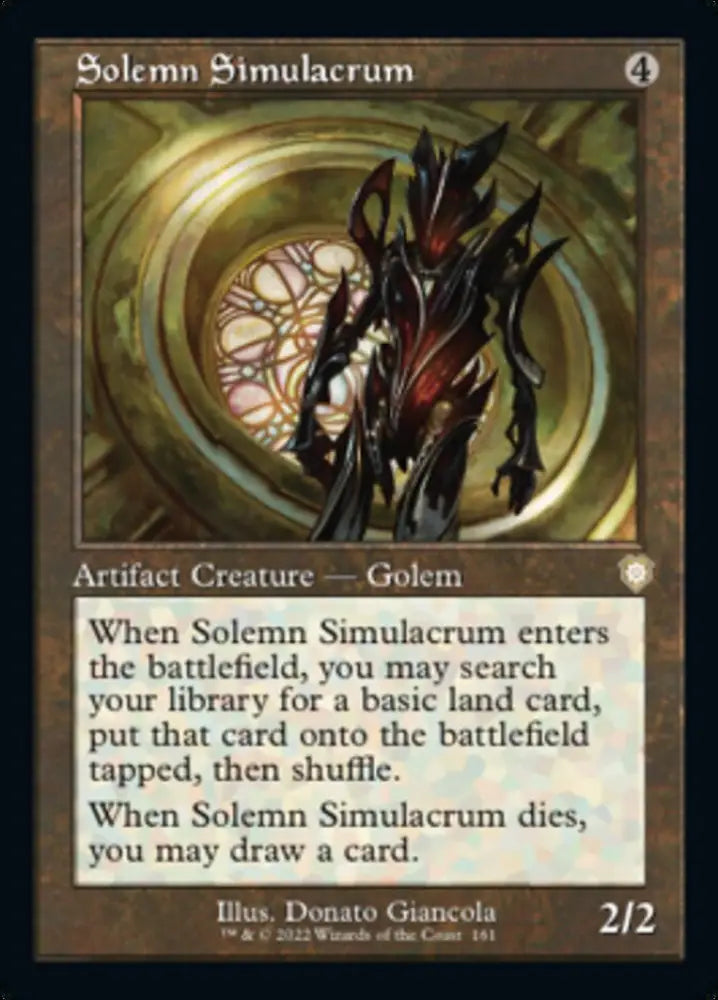 Solemn Simulacrum (Retro) [The Brothers’ War Commander] - MTG Single