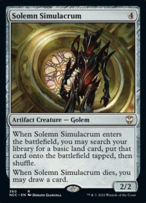 Solemn Simulacrum [Streets of New Capenna Commander] - MTG Single