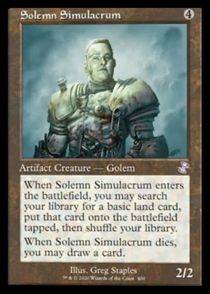 Solemn Simulacrum (Timeshifted) [Time Spiral Remastered] - MTG Single
