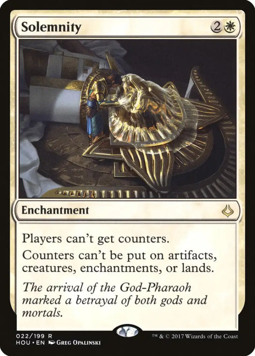 Solemnity [Hour of Devastation] - MTG Single