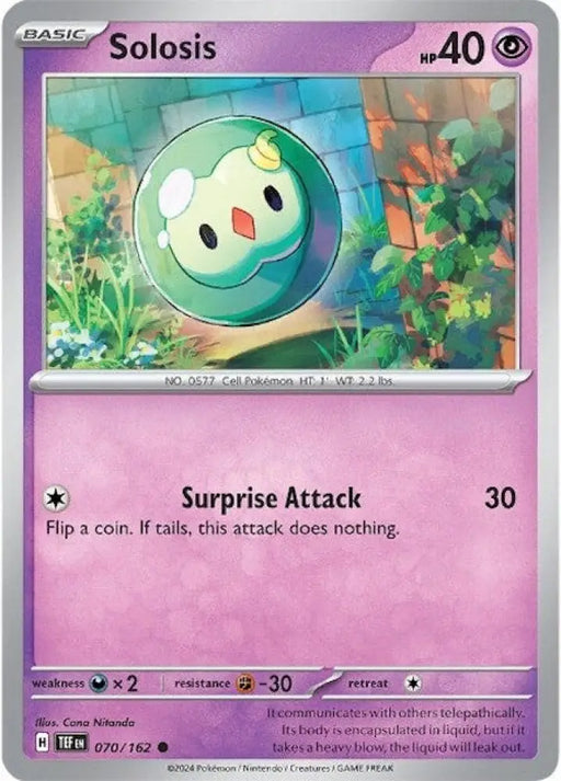 Solosis (070/162) [Scarlet & Violet: Temporal Forces] - Pokemon Single
