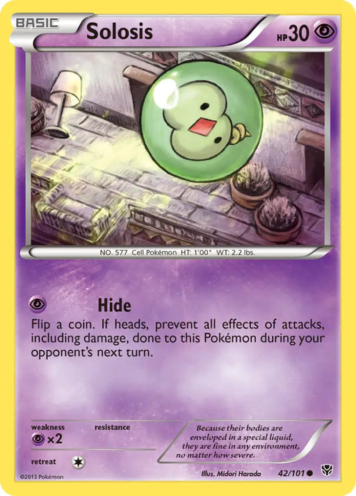 Solosis (42/101) [Black & White: Plasma Blast] - Pokemon Single