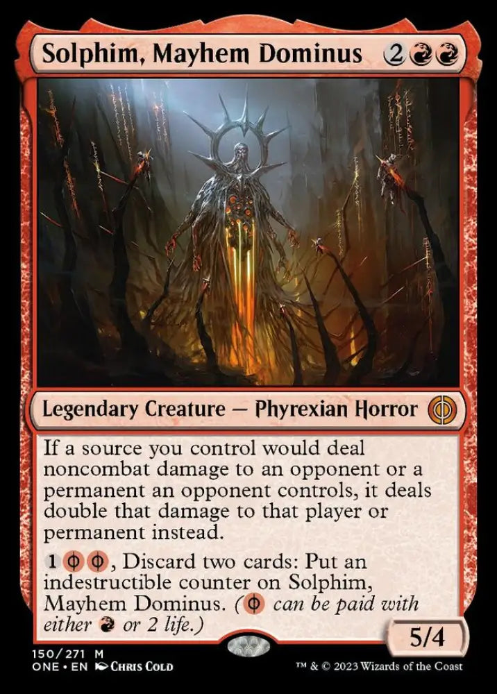 Solphim Mayhem Dominus [Phyrexia: All Will Be One] - MTG Single