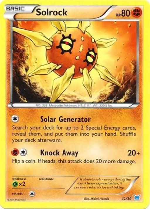 Solrock (12/30) [XY: Trainer Kit 2 - Latios] - Pokemon Single