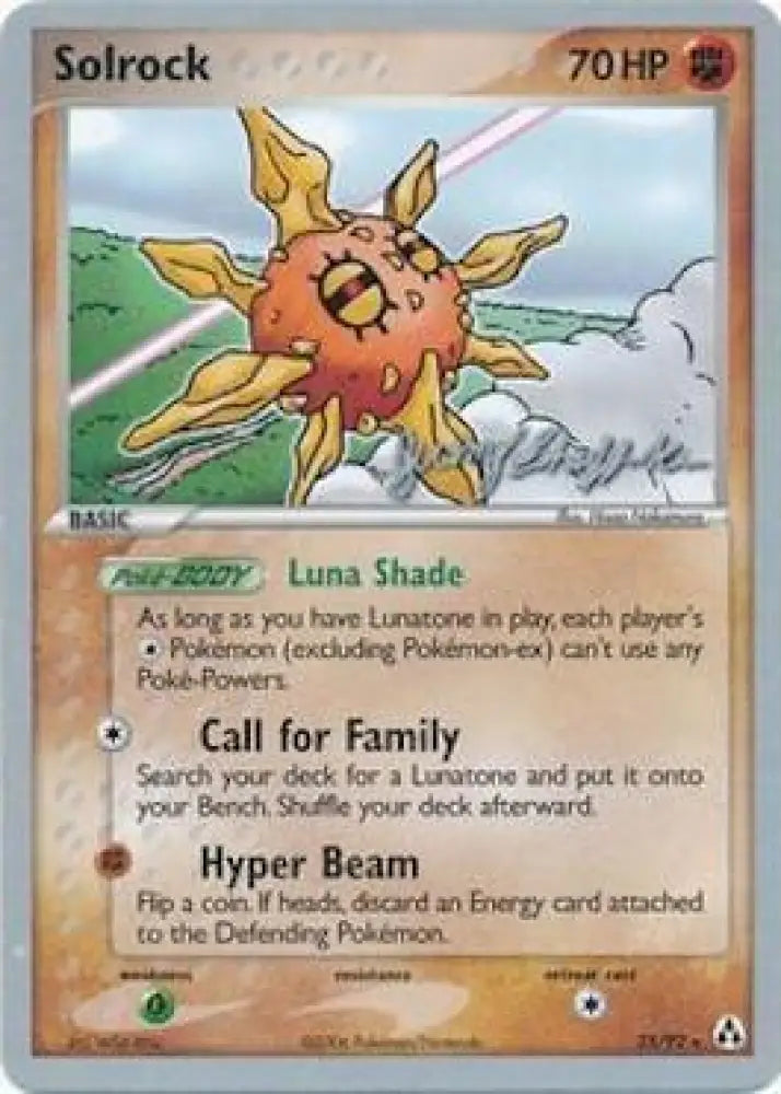 Solrock (25/92) (Rambolt - Jeremy Scharff-Kim) [World Championships 2007] - Pokemon Single