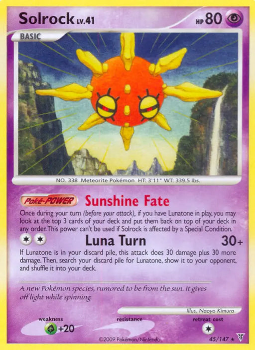 Solrock (45/147) [Platinum: Supreme Victors] - Pokemon Single