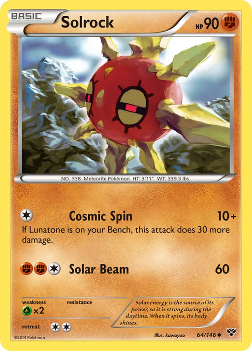 Solrock (64/146) [XY: Base Set] - Pokemon Single