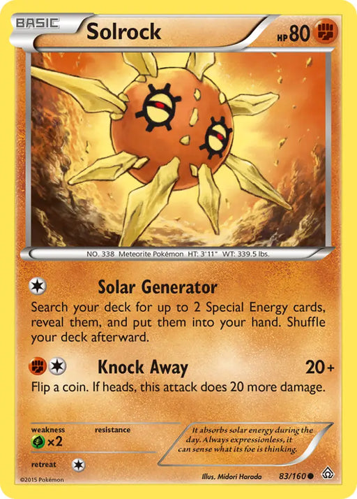 Solrock (83/160) [XY: Primal Clash] - Pokemon Single