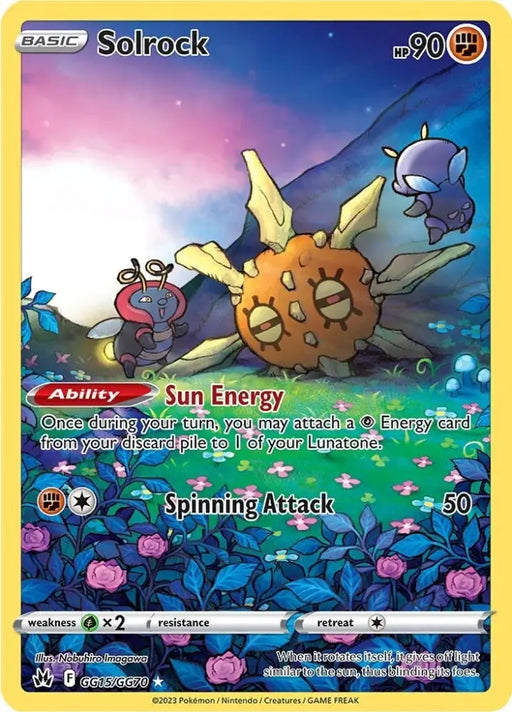 Solrock (GG15/GG70) [Sword & Shield: Crown Zenith] - Pokemon Single