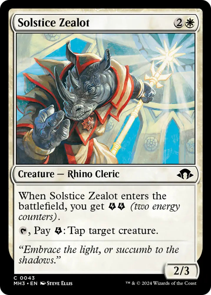 Solstice Zealot [Modern Horizons 3] - MTG Single