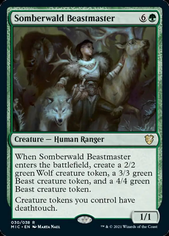 Somberwald Beastmaster [Innistrad: Midnight Hunt Commander] - MTG Single