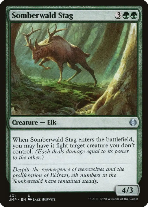 Somberwald Stag [Jumpstart] - MTG Single