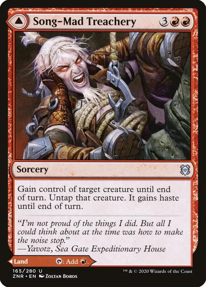 Song-Mad Treachery // Song-Mad Ruins [Zendikar Rising] - MTG Single