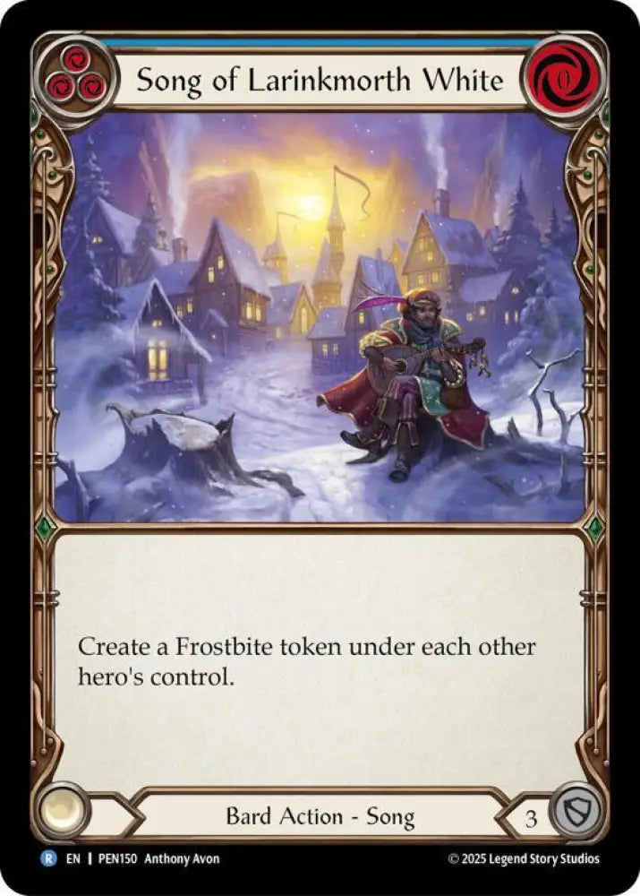 Song Of Larinkmorth White (Blue) (PEN150) [Compendium of Rathe]