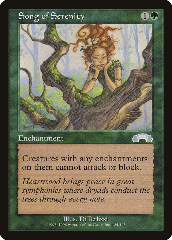 Song of Serenity [Exodus] - MTG Single