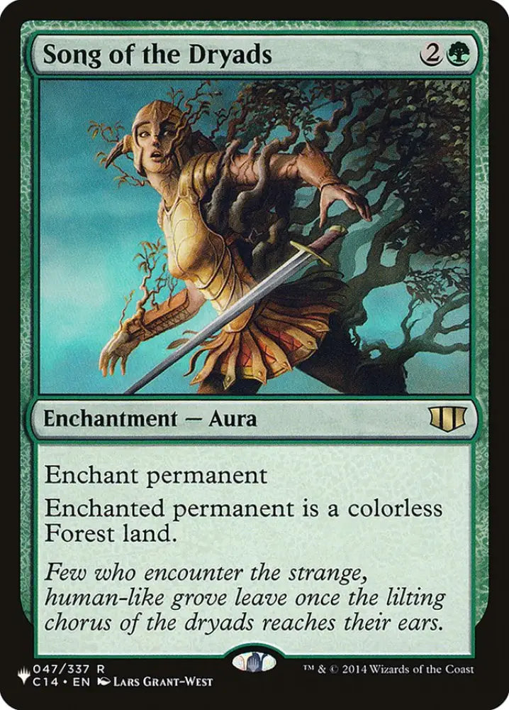 Song of the Dryads [The List] - MTG Single