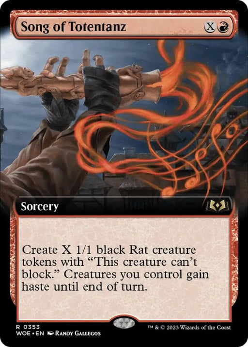 Song of Totentanz (Extended Art) [Wilds of Eldraine] - MTG Single