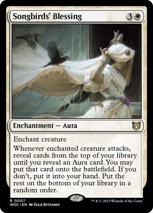 Songbirds’ Blessing [Wilds of Eldraine Commander] - MTG Single