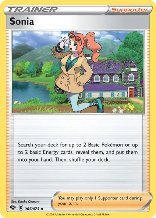 Sonia (065/073) [Sword & Shield: Champion’s Path] - Pokemon Single