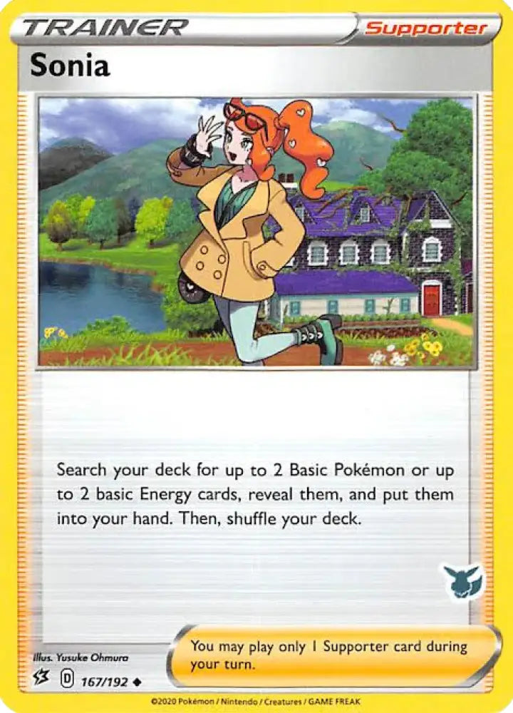 Sonia (167/192) (Eevee Deck) [Battle Academy 2022] - Pokemon Single