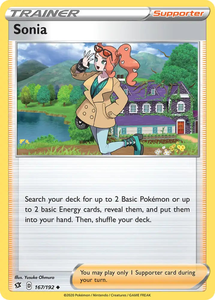 Sonia (167/192) [Sword & Shield: Rebel Clash] - Pokemon Single