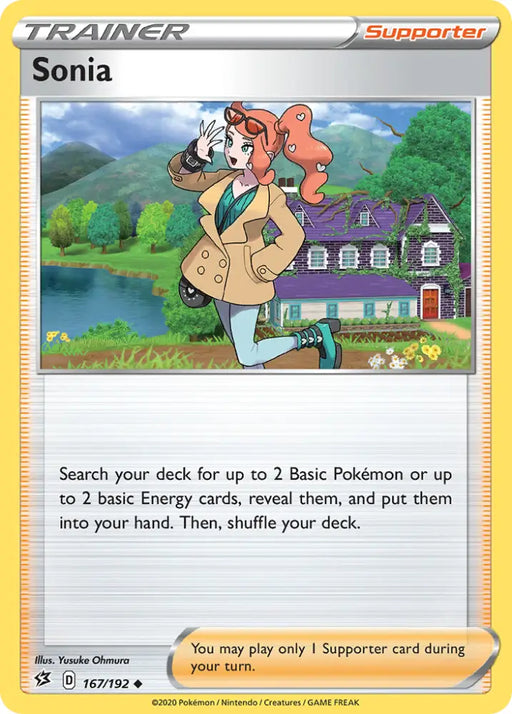 Sonia (167/192) [Sword & Shield: Rebel Clash] - Pokemon Single