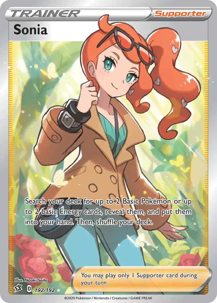 Sonia (192/192) [Sword & Shield: Rebel Clash] - Pokemon Single
