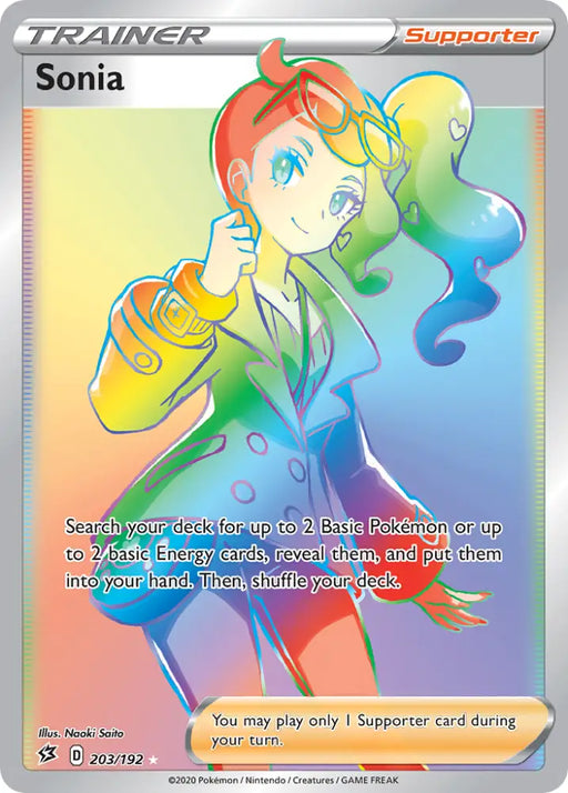 Sonia (203/192) [Sword & Shield: Rebel Clash] - Pokemon Single
