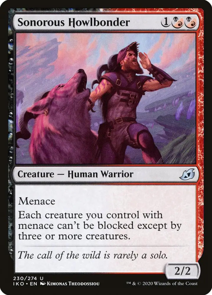 Sonorous Howlbonder [Ikoria: Lair of Behemoths] - MTG Single