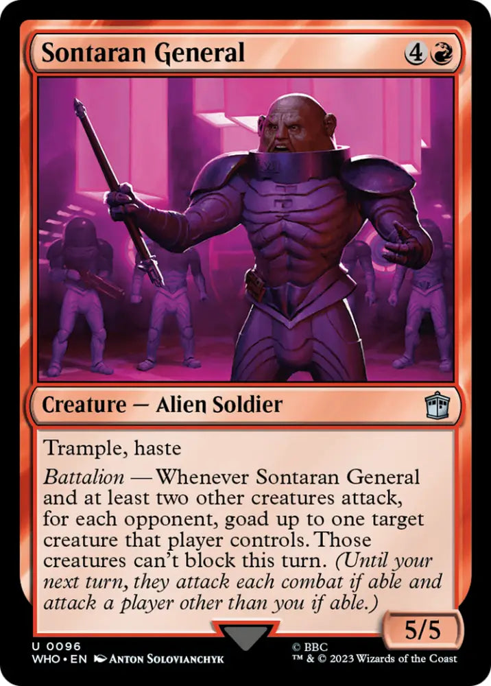 Sontaran General [Doctor Who] - MTG Single