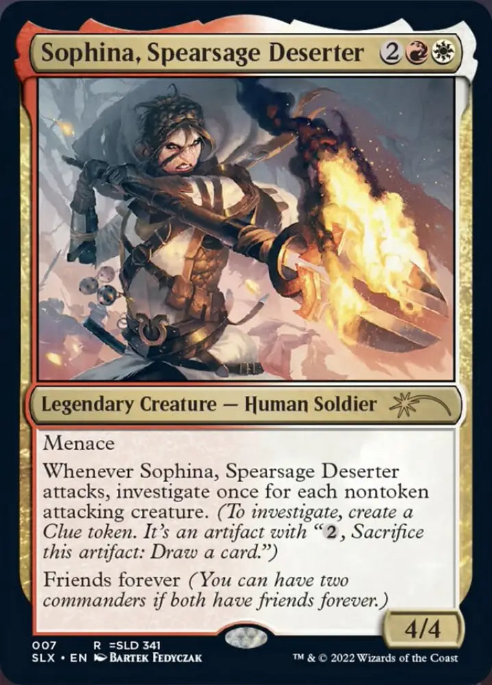 Sophina Spearsage Deserter [Secret Lair: Universes Within] - MTG Single